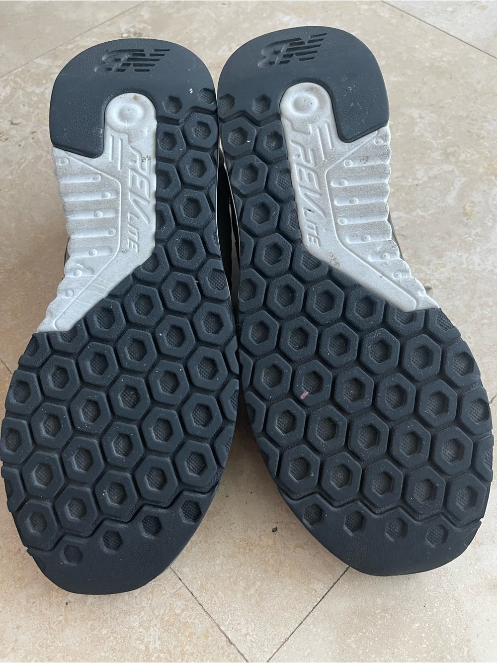New Balance Men’s Olive Gray Sneakers - Picture 6 of 7